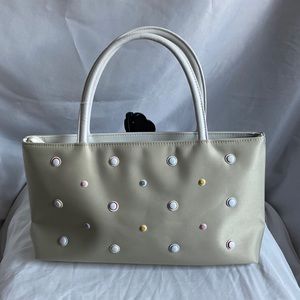 Polka dot vintage hang bag O+E
